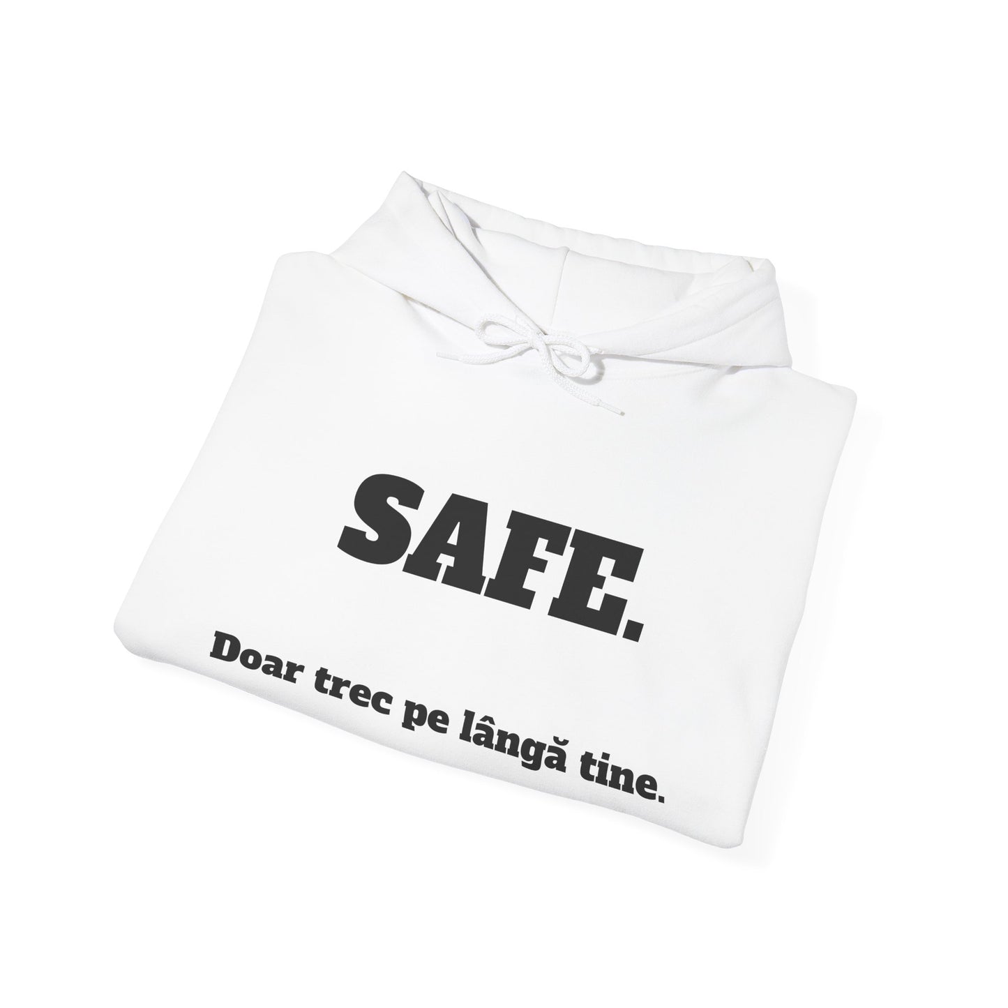 Hanorac „SAFE.” – Susține. Protejează. Reprezintă.
