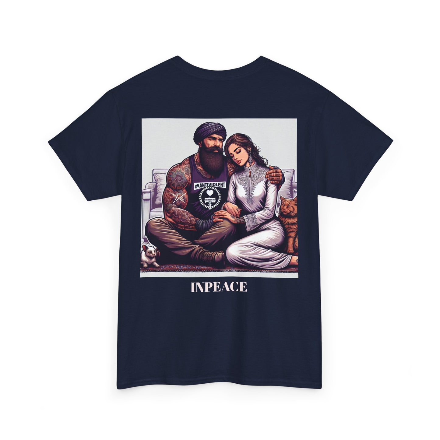 Family Love Graphic Tee - Cozy Unisex Cotton Shirt for Cat Lovers, Perfect Gift for Mom/Dad, Family Moments, Everyday Wear