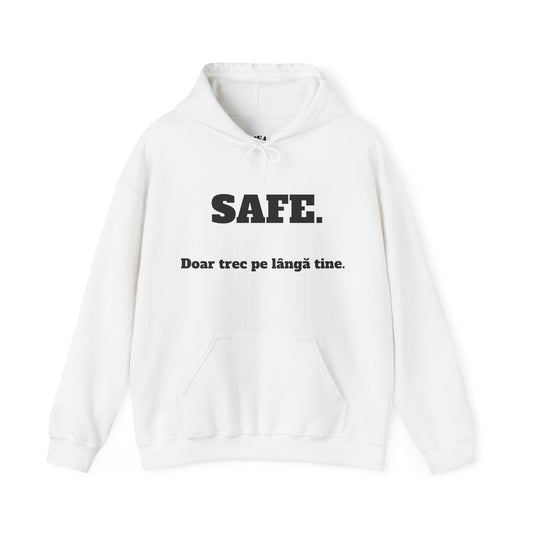 Hanorac „SAFE.” – Susține. Protejează. Reprezintă.